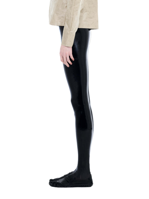 Essential Latex Tights - Black