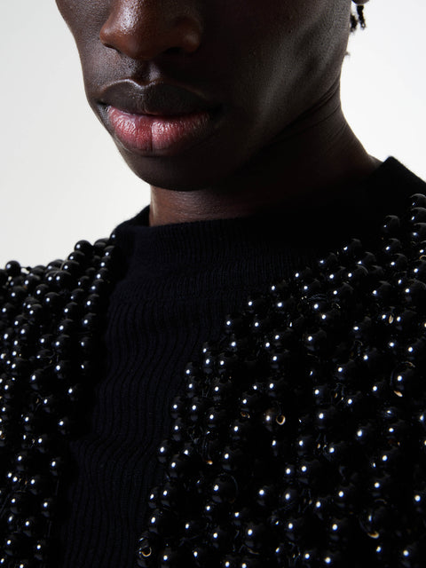 Black Wooden Vest