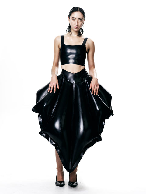Inflatable Shell Skirt - Black