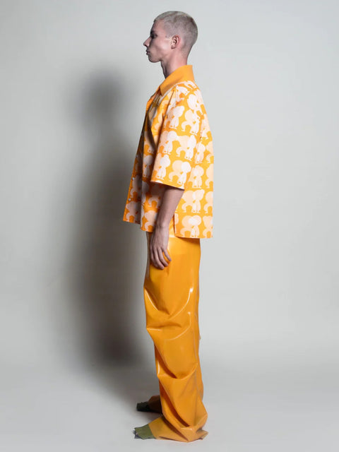 Dancing Figures Shirt - Yellow