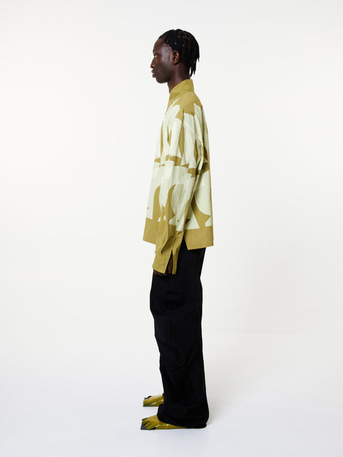 Printed Shirt Olive