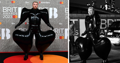Defying Norms and Embracing Identity: Sam Smith's Groundbreaking Latex Ensemble at the Brit Awards