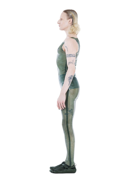 Essential Latex Tights - Olive