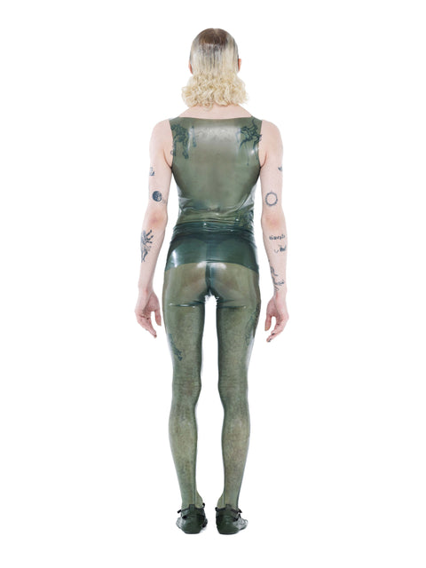 Essential Latex Tights - Olive