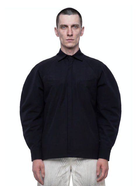 Black Signature Circle Shirt HARRI London
