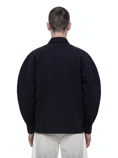 Black Signature Circle Shirt Side View HARRI London