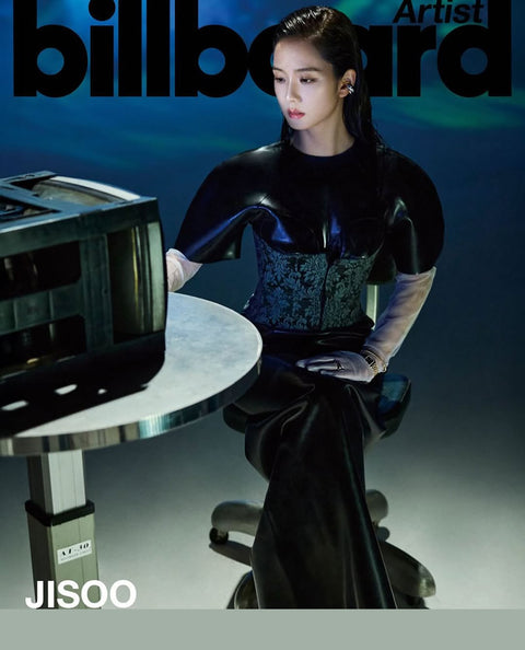 Blackpink Jisoo wearing HARRI Sculpted Dress for Billboard