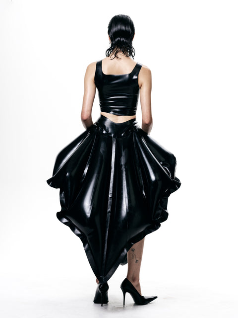 Inflatable Shell Skirt - Black