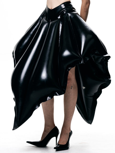 Inflatable Shell Skirt - Black