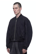Denim Bomber Jacket Look 2 HARRI London