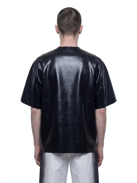 Essential Latex T-Shirt Side View HARRI London