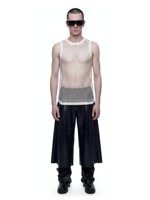 Latex Pleated Trousers HARRI London