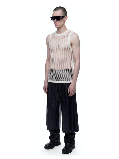 Latex Pleated Trousers Look 1 HARRI London
