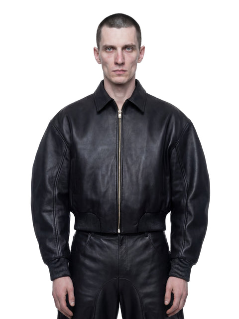 Signature Black Leather Jacket HARRI London