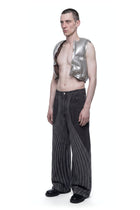 Silver Inflatable Armour Gilet Look 1 HARRI London