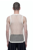White Mesh Top Side View HARRI London