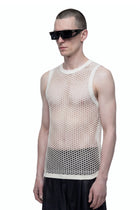 White Mesh Top Look 2 HARRI London