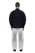 Wide Leg Embroidered Trousers Detail HARRI London