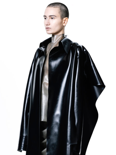 Latex Cape Coat