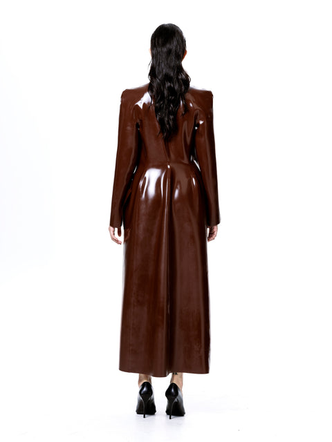 Latex Long Coat