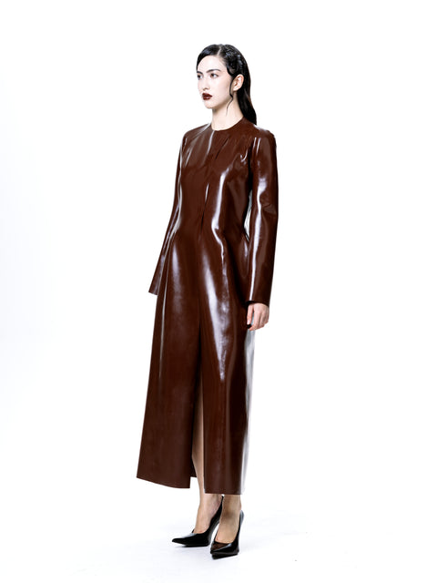 Latex Long Coat